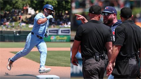 MLB(影)／你挺胸我開轟！教練「史奈德」抗議遭趕　打者「史奈德」陽春砲來坦