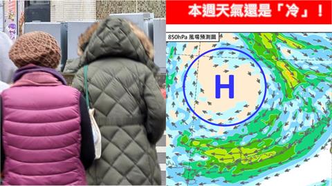 冷氣團「巔峰時刻」將來臨！「冷乾＋風寒效應」專家：10度↓低溫區擴大