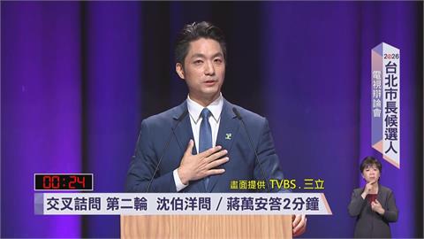 快新聞／蔣萬安強攻失敗超尷尬！辯論會竟轟沈伯洋「挺毒駕犯」　慘遭本人反殺