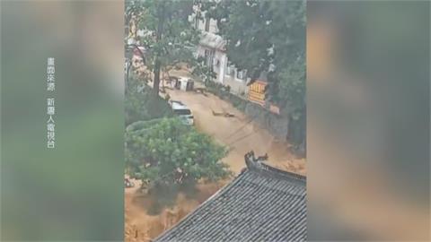 沙德爾復活迴轉掃中國　無預警洩洪各地淹泥河