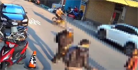 快新聞／鳳山驚魂！女子遭慣犯男「當街勒頸」  60歲雜貨店老闆見義勇為制伏