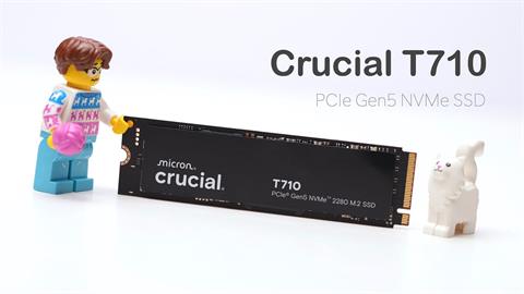 更低溫度，更高性能！全面升級的 Crucial T710 2TB PCIe Gen5 NVMe 2280 M.2 SSD