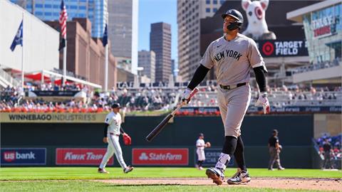 MLB(影)／洋基最擔心的事發生了！法官賈吉傷癒9天右腿再出狀況緊急退場