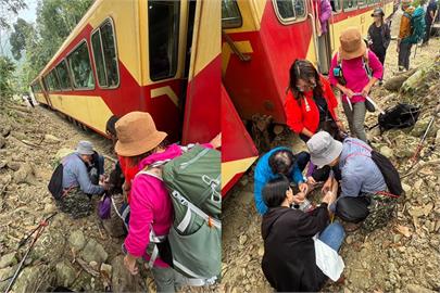快新聞／阿里山小火車擦撞意外！登山客違規闖軌道區　62人行程受影響