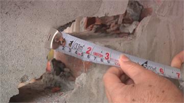 新建案開挖地下室 疑造成鄰近社區48戶民宅受損