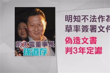 告別嫩妻倒數開始 孫道存將入獄3年