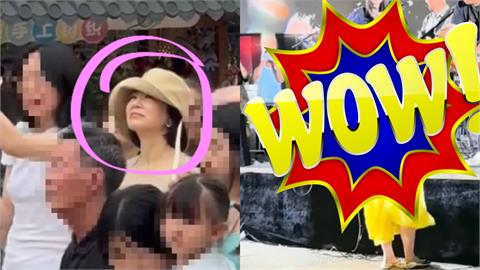 漁夫帽看戲大媽竟是70歲林青霞！網見「1動作」嗨喊：東方不敗回來了