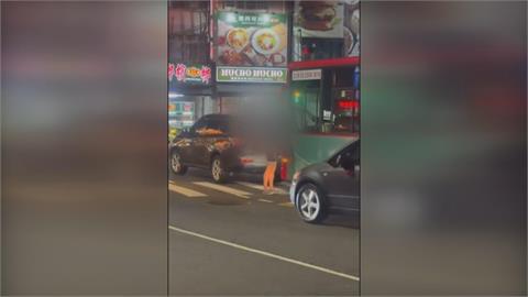 疑不滿遭擋道　轎車車主攔下歸化台灣的俄羅斯運將嗆聲　違法行挨罰