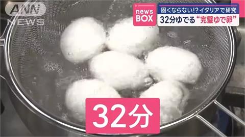 「完美水煮蛋」真的要花上32分鐘？美女主播「實測結果」出爐