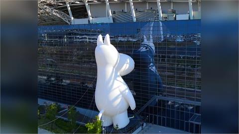 圓潤白屁屁非起司！中台灣燈會將登場　４樓高「照鏡姆明」俏皮現身台中