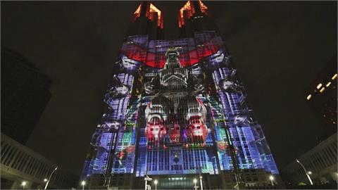 百米哥吉拉突襲東京都廳！　巨幅光雕秀震撼登場