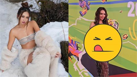 薔薔激辣戰袍「深V開到腰」登走鐘獎 薄紗「透明度99%」暗黑小褲褲現形!