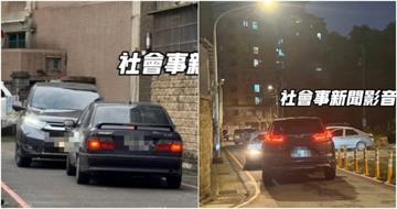 退一步算我輸！中壢2小客車巷內「貼臉僵持3小時」　其他用路人眼神死了