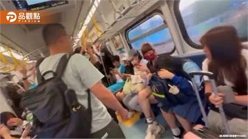 扯！男子搭台鐵當眾飆罵、還毆打女高中生　