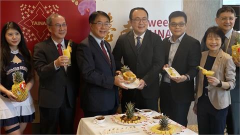 黃偉哲飛星親自推銷　預告台南金鑽鳳梨當地超市將上架