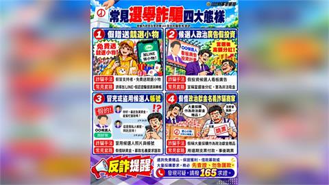 競選物也能詐騙？刑事局警示這4類最常見！