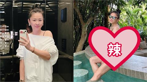 六月辣穿比基尼被餵飽飽！「麻辣雙Q蛋」險走光…老公李易急喊3字