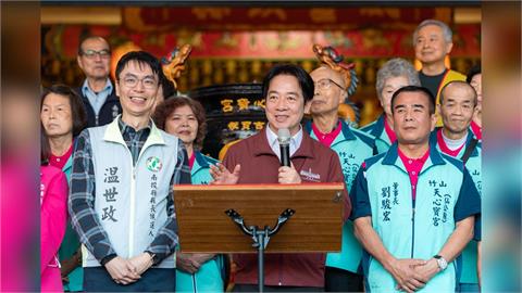 快新聞／我們選的總統！賴清德南投走春拜廟　暖心舉動鄉親讚翻