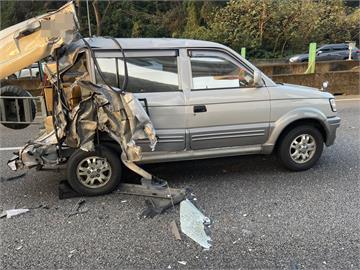 快新聞／上班塞爆！國1林口段一度回堵8公里　駕駛疑查看故障車輛遭撞死