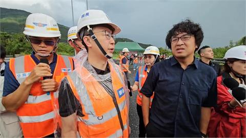 馬太鞍溪橋斷台九線中斷　交通部：10/15前完成便橋供通行