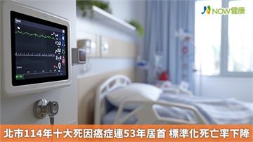 北市114年十大死因癌症連53年居首 標準化死亡率下降