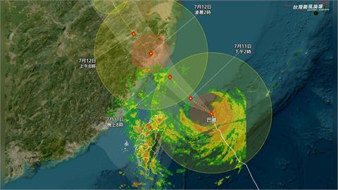 快新聞／中颱巴威觸陸了！這時風雨最有感　遠離台灣時間粉專全曝光