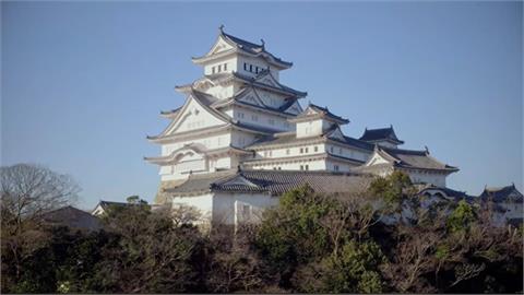 日本年末寺院神社大掃除　自衛隊垂掛姬路城打掃