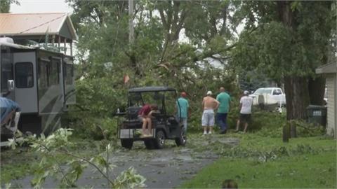 雷雨強風肆虐美國中部！　　威州密爾瓦基宣布進入緊急狀態