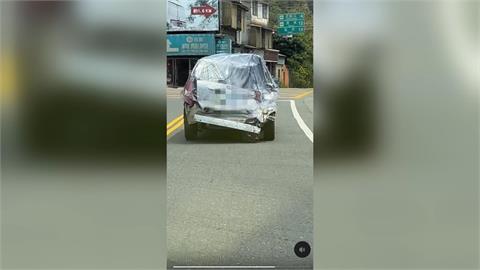 車破"黏膠帶.包保鮮膜"照開趴趴走 最高罰3600元