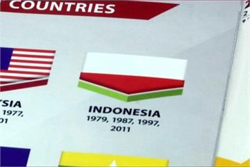 東南亞運動會  大馬放錯印尼國旗挨轟