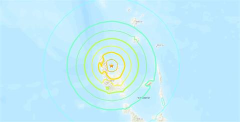 快新聞／萬那杜外海發生規模7.0強震　引發海嘯警報