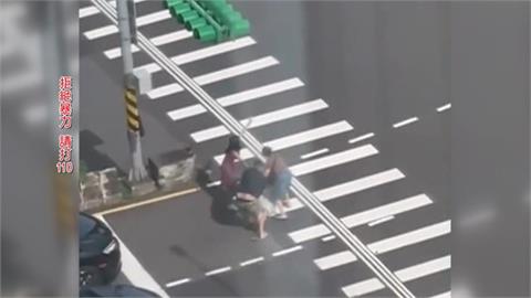 孕婦一家與荷蘭籍男爆爭執　行車糾紛演變馬路鬥毆