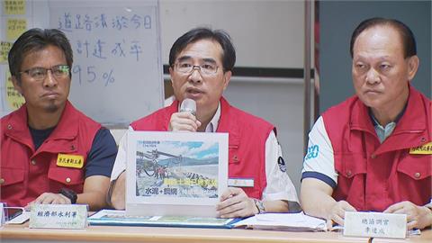 快新聞／花蓮光復臨時堤防完工！　水利署保證「除這情況」河水不會進市區