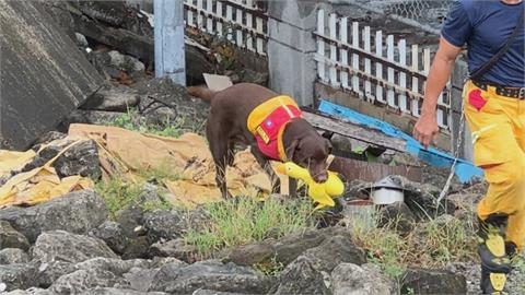 許智傑贈送搜救隊犬糧　致敬汪汪隊花蓮強震救災