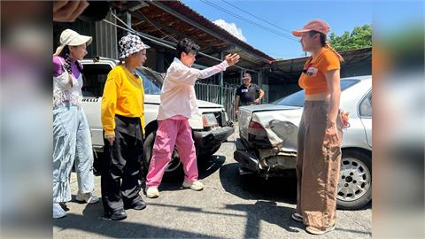 體驗集集車神特技！李雅英尖叫時還在流口水生無可戀的說：「雅英沒有了，雅英死掉了」