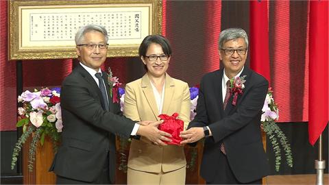 蔡英文.蕭美琴同場見證! 陳建仁接新任中研院院長