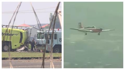 空軍T-34教練機墜毀2飛官殉職！黃國昌喊查真相　遭網酸：不就你們擋軍購