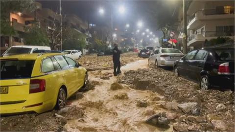 歐洲暴雨釀洪災　希臘2死、南義大利氣旋逾百億災損