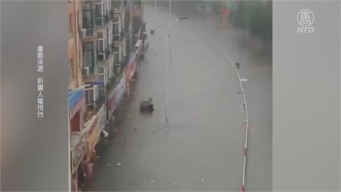 暴雨轉襲中國東北　房屋位移！高速公路崩塌車輛掉落