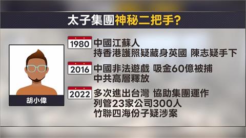 太子神秘二把手胡小偉浮出檯面　持香港護照掌控台灣23家公司