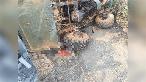 開「農用噴藥車」工作翻車！南投移工遭壓身亡　驚悚畫面曝