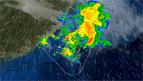 「紫色雲頂」強對流滯留南海！專家示警「雨停別鬆懈」：這雲系最容易致災