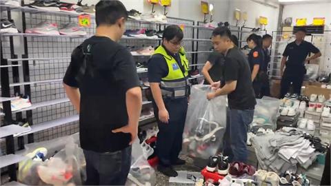 國際知名品牌鞋子一折賣！　警查緝發現全是假貨