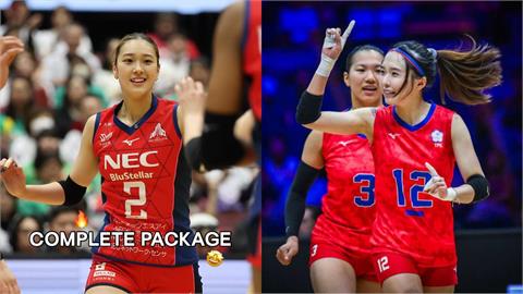 運動美女／「台、日女神對決」太香！廖苡任PK佐藤淑乃　球迷歪樓讚：台灣至寶