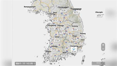 高溫警報持續！ 南韓飆破37.7度 颱風巴威擾濟州島航班