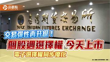 個股也有週選擇權！期交所首推5檔　同步優化電子選擇權