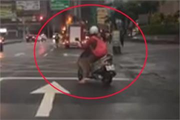 史上最速援！消防隊前火燒車 1分鐘撲滅