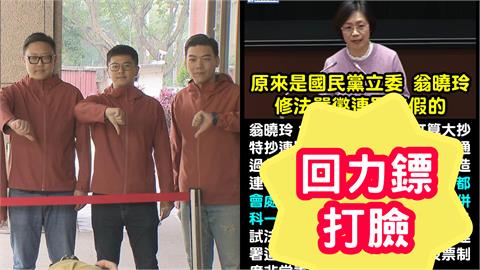 害到國民黨…翁曉玲昔修法「嚴懲造假連署」放話警告！神片被挖網笑：迴力鏢打臉