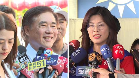 鄭麗文穿國旗裝展信心　郝龍斌曝盧秀燕傳訊息打氣