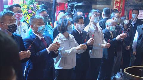 快新聞／大甲媽今起駕遶境 蔡英文祈願讓台灣克服水情挑戰